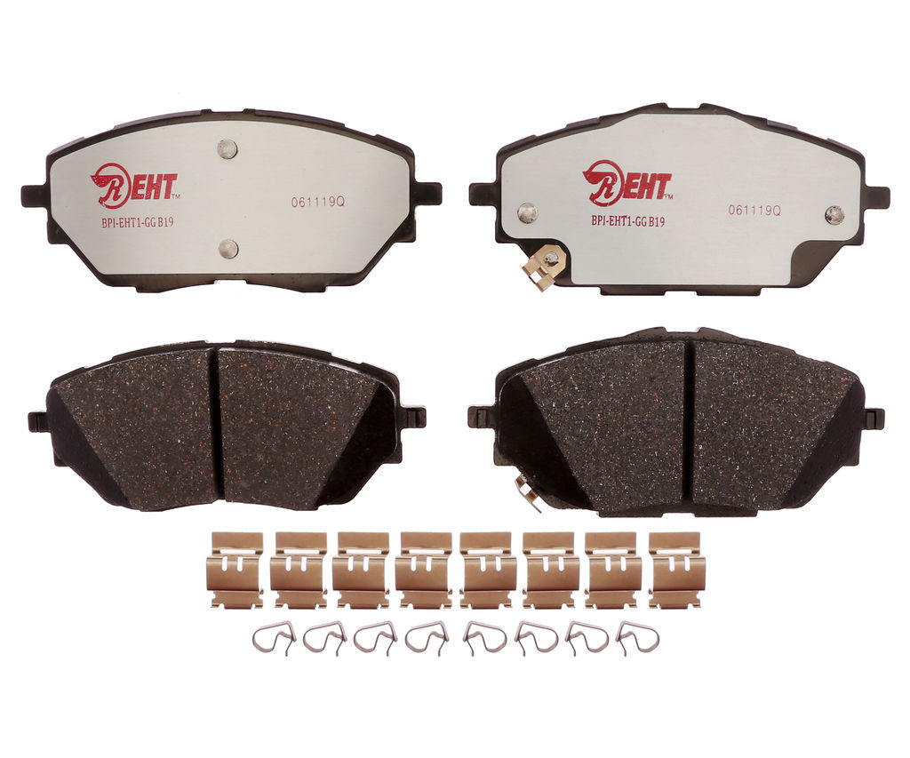 Raybestos EHT2065H - Element3 Enhanced Compound Disc Brake Pads, 2 Wheel Set