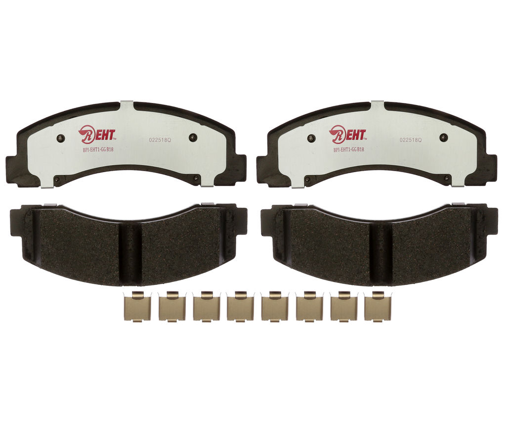 Raybestos EHT2087H - Element3 Enhanced Compound Disc Brake Pads, 2 Wheel Set
