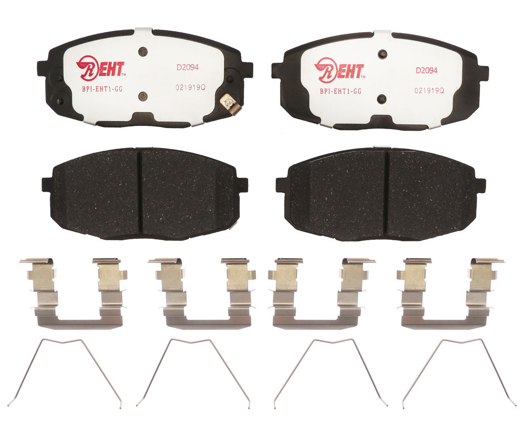 Raybestos EHT2094H - Element3 Enhanced Compound Disc Brake Pads, 2 Wheel Set