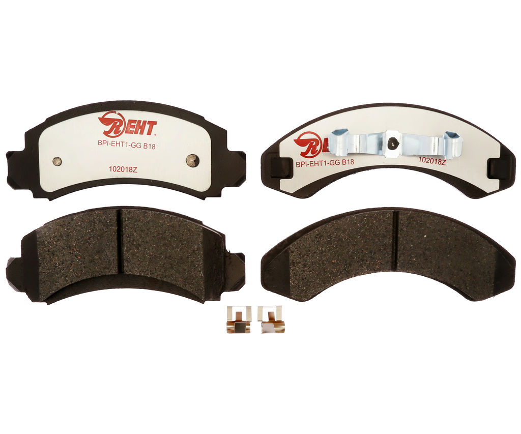 Raybestos EHT249H - Element3 Enhanced Compound Disc Brake Pads, 2 Wheel Set