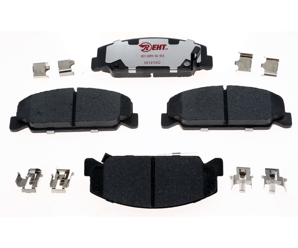 Raybestos EHT273H - Element3 Enhanced Compound Disc Brake Pads, 2 Wheel Set