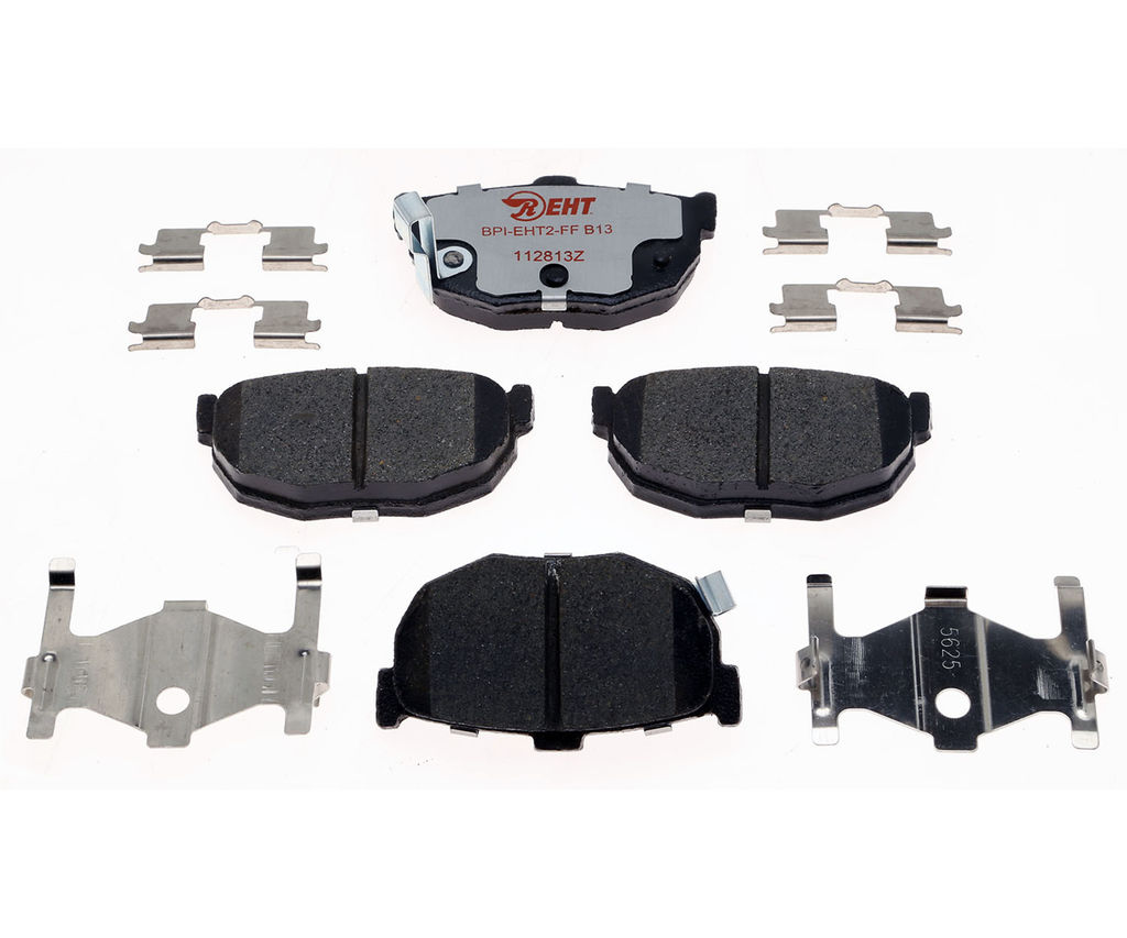 Raybestos EHT323AH - Element3 Enhanced Compound Disc Brake Pads, 2 Wheel Set