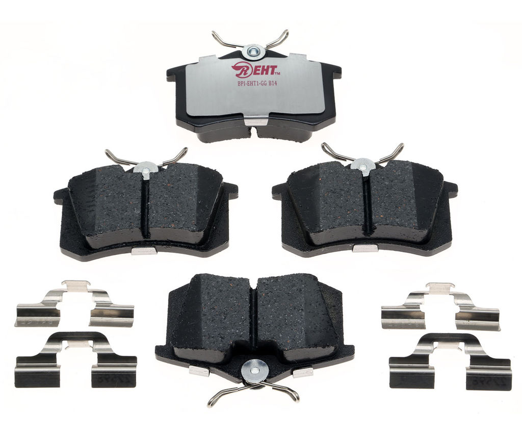 Raybestos EHT340AH - Element3 Enhanced Compound Disc Brake Pads, 2 Wheel Set
