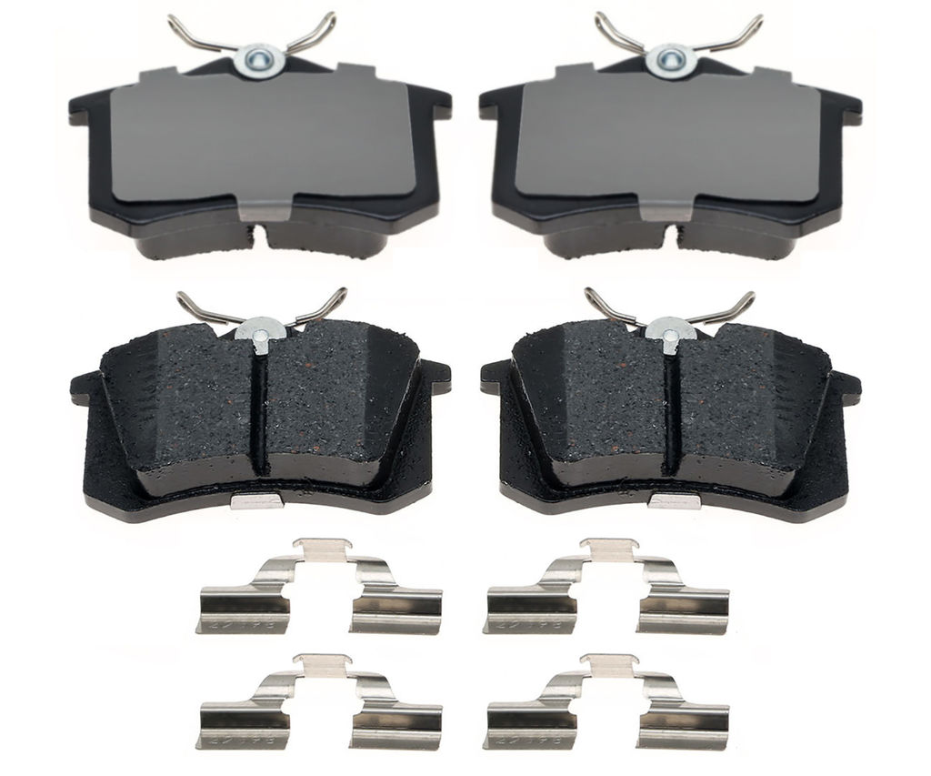 Raybestos EHT340H - Element3 Enhanced Compound Disc Brake Pads, 2 Wheel Set