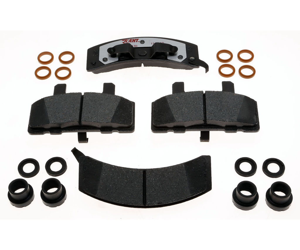 Raybestos EHT369H - Element3 Enhanced Compound Disc Brake Pads, 2 Wheel Set