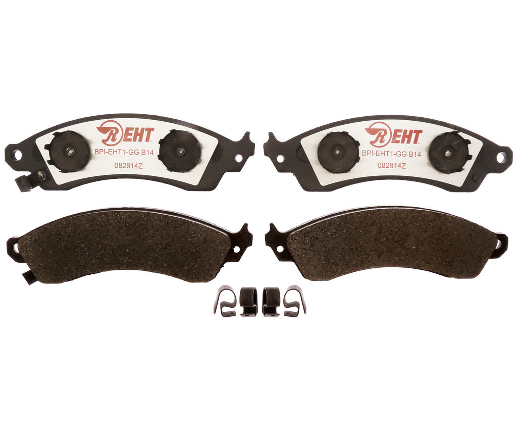 Raybestos EHT412H - Element3 Enhanced Compound Disc Brake Pads, 2 Wheel Set