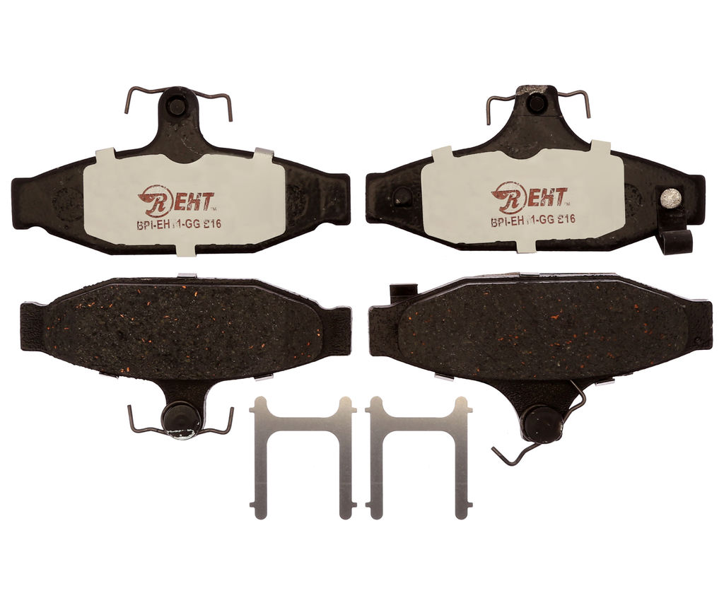 Raybestos EHT413H - Element3 Enhanced Compound Disc Brake Pads, 2 Wheel Set