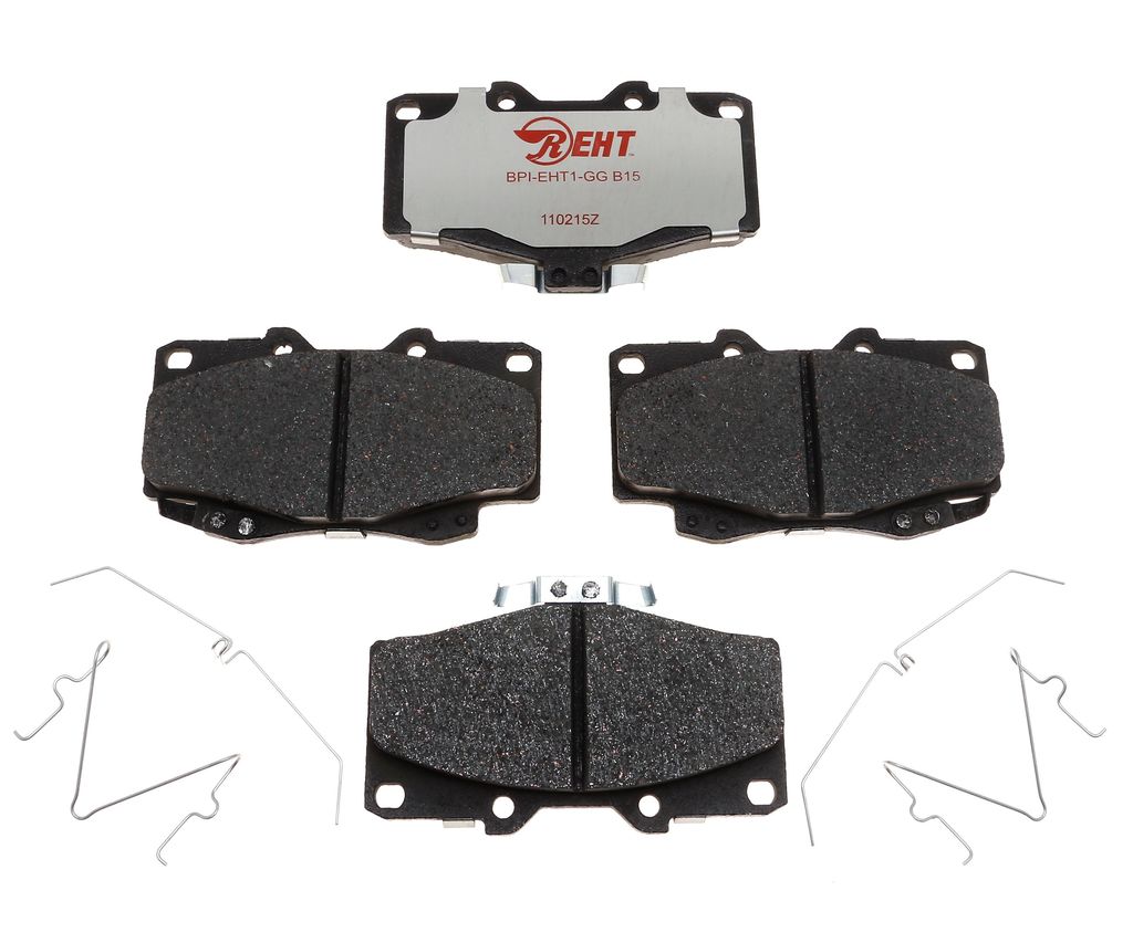 Raybestos EHT436AH - Element3 Enhanced Compound Disc Brake Pads, 2 Wheel Set