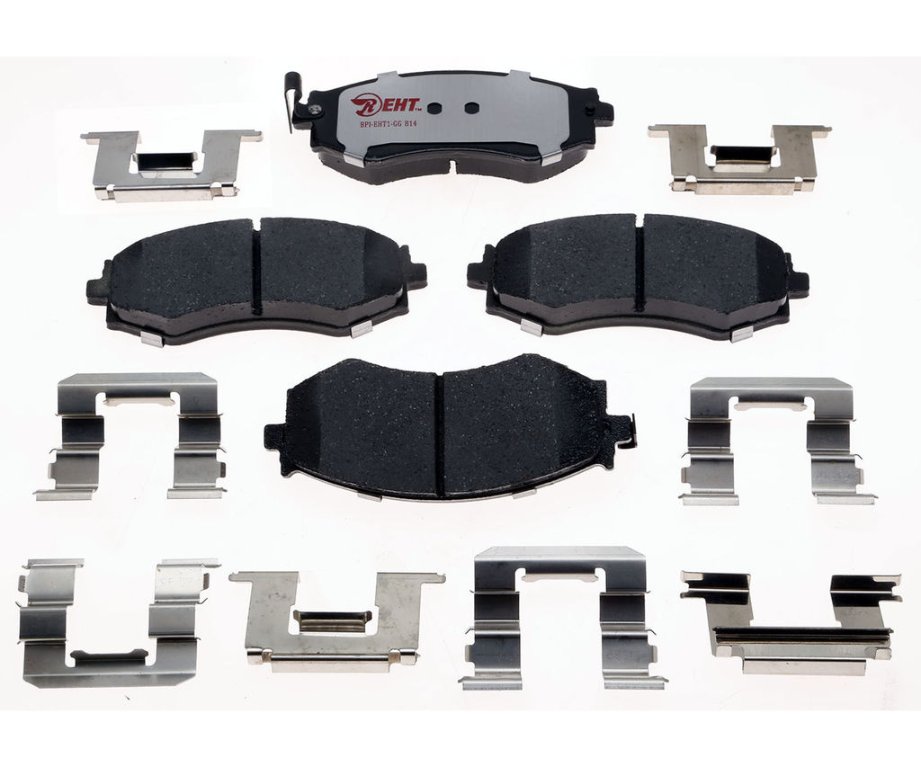 Raybestos EHT462H - Element3 Enhanced Compound Disc Brake Pads, 2 Wheel Set