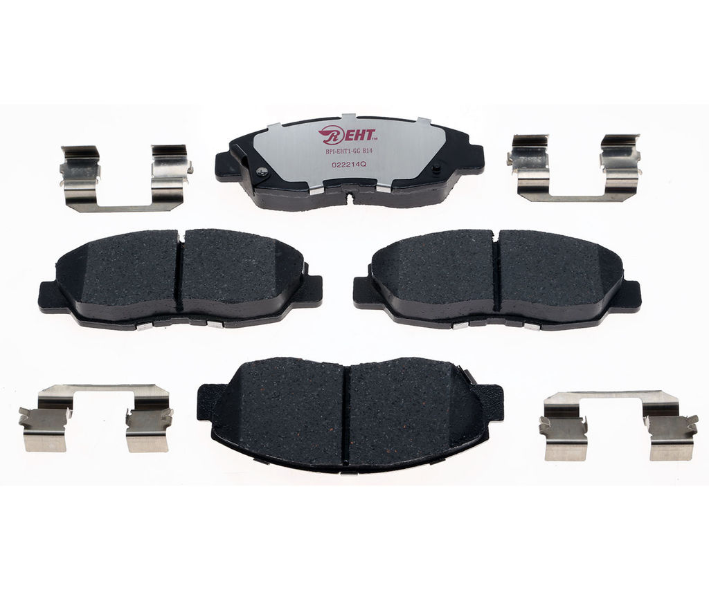 Raybestos EHT465H - Element3 Enhanced Compound Disc Brake Pads, 2 Wheel Set