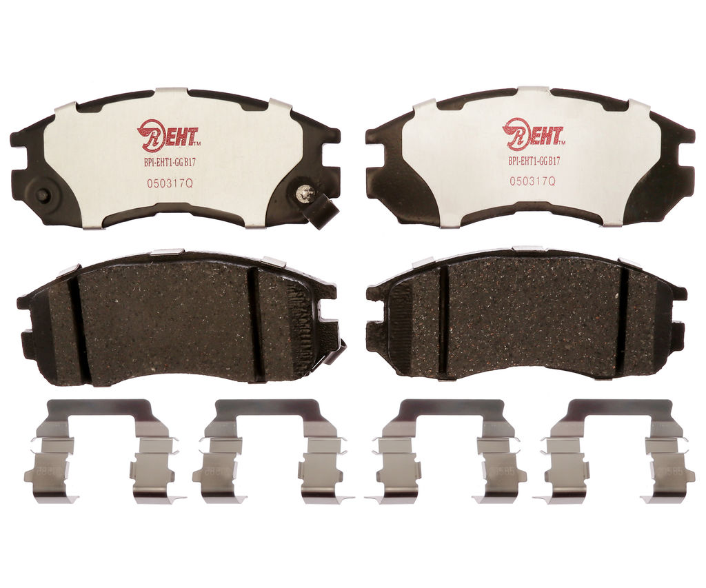 Raybestos EHT484H - Element3 Enhanced Compound Disc Brake Pads, 2 Wheel Set