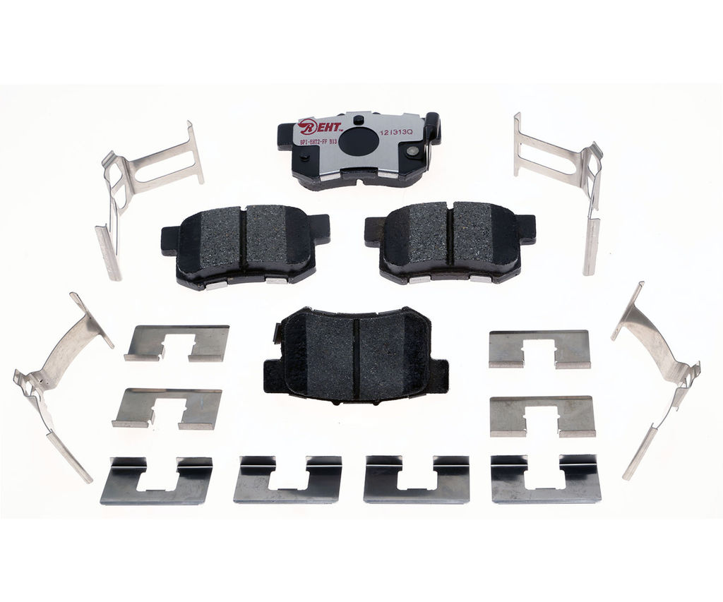 Raybestos EHT537H - Element3 Enhanced Compound Disc Brake Pads, 2 Wheel Set