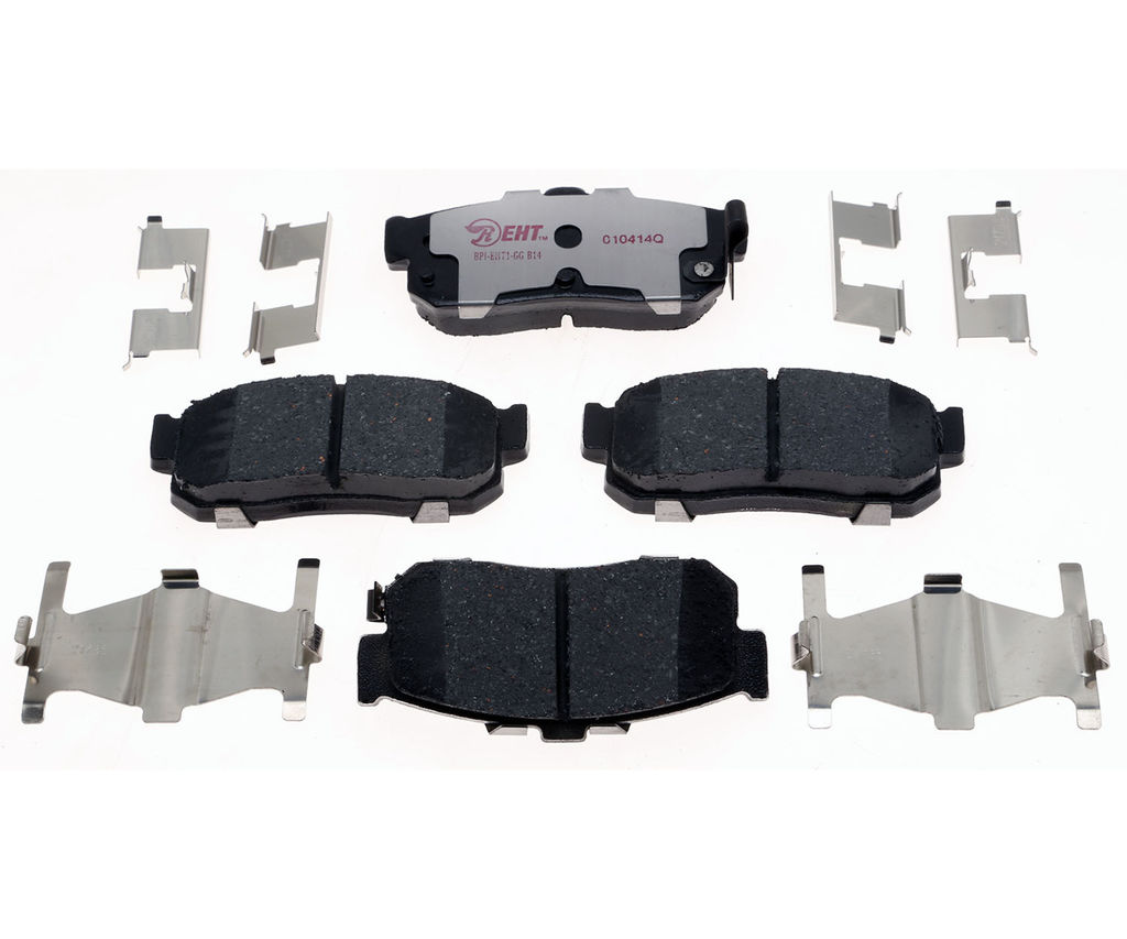 Raybestos EHT540H - Element3 Enhanced Compound Disc Brake Pads, 2 Wheel Set