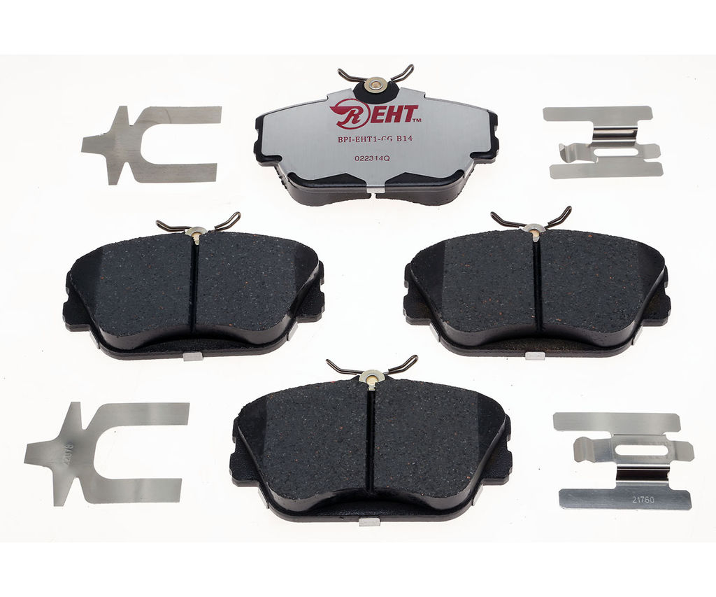 Raybestos EHT598H - Element3 Enhanced Compound Disc Brake Pads, 2 Wheel Set
