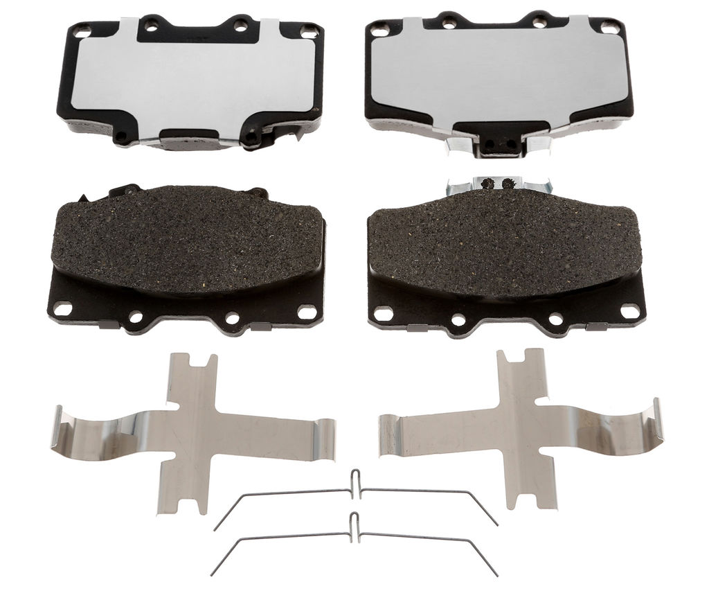 Raybestos EHT611H - Element3 Enhanced Compound Disc Brake Pads, 2 Wheel Set
