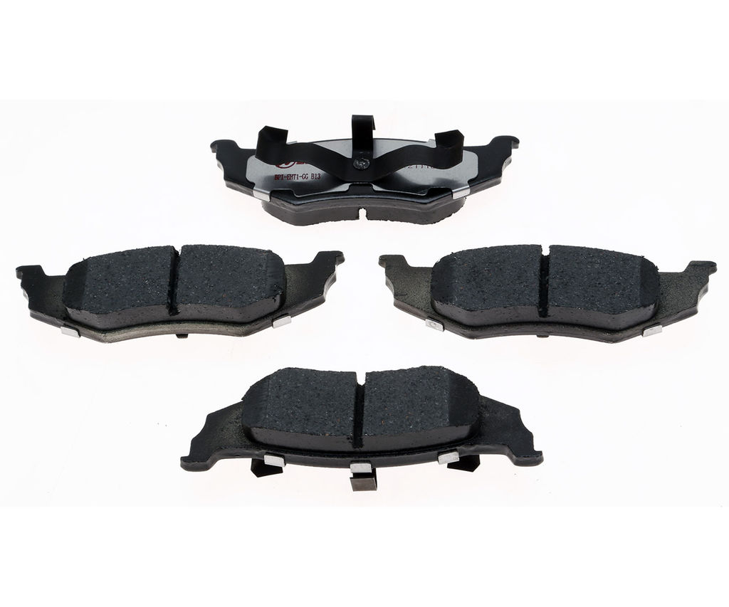 Raybestos EHT641 - Element3 Enhanced Compound Disc Brake Pads, 2 Wheel Set
