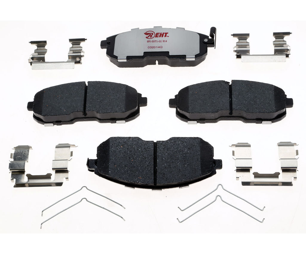 Raybestos EHT653H - Element3 Enhanced Compound Disc Brake Pads, 2 Wheel Set