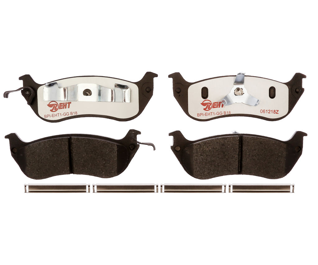 Raybestos EHT674H - Element3 Enhanced Compound Disc Brake Pads, 2 Wheel Set