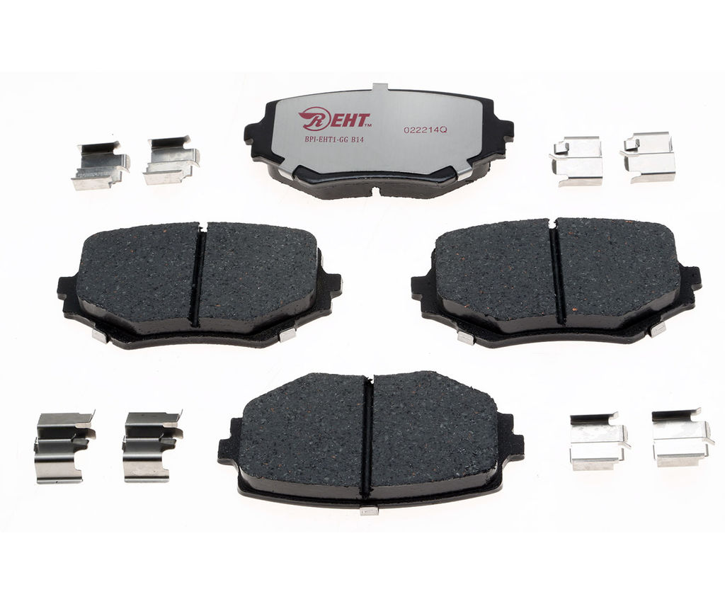 Raybestos EHT680H - Element3 Enhanced Compound Disc Brake Pads, 2 Wheel Set
