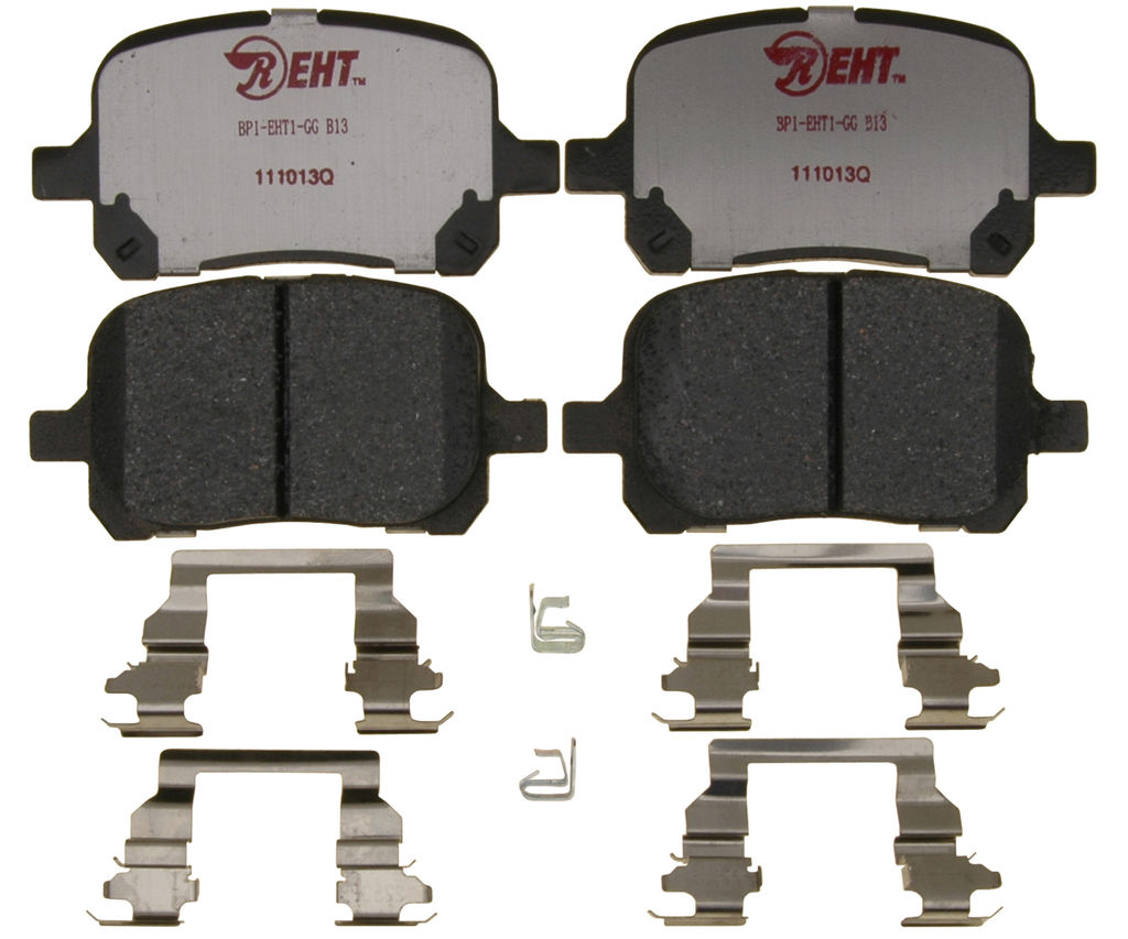 Raybestos EHT707H - Element3 Enhanced Compound Disc Brake Pads, 2 Wheel Set