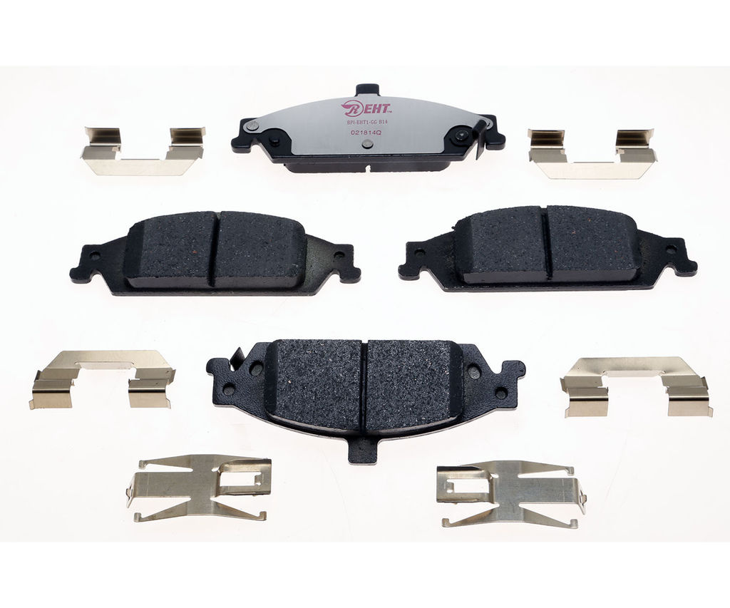 Raybestos EHT727H - Element3 Enhanced Compound Disc Brake Pads, 2 Wheel Set