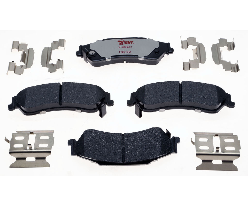 Raybestos EHT729H - Element3 Enhanced Compound Disc Brake Pads, 2 Wheel Set