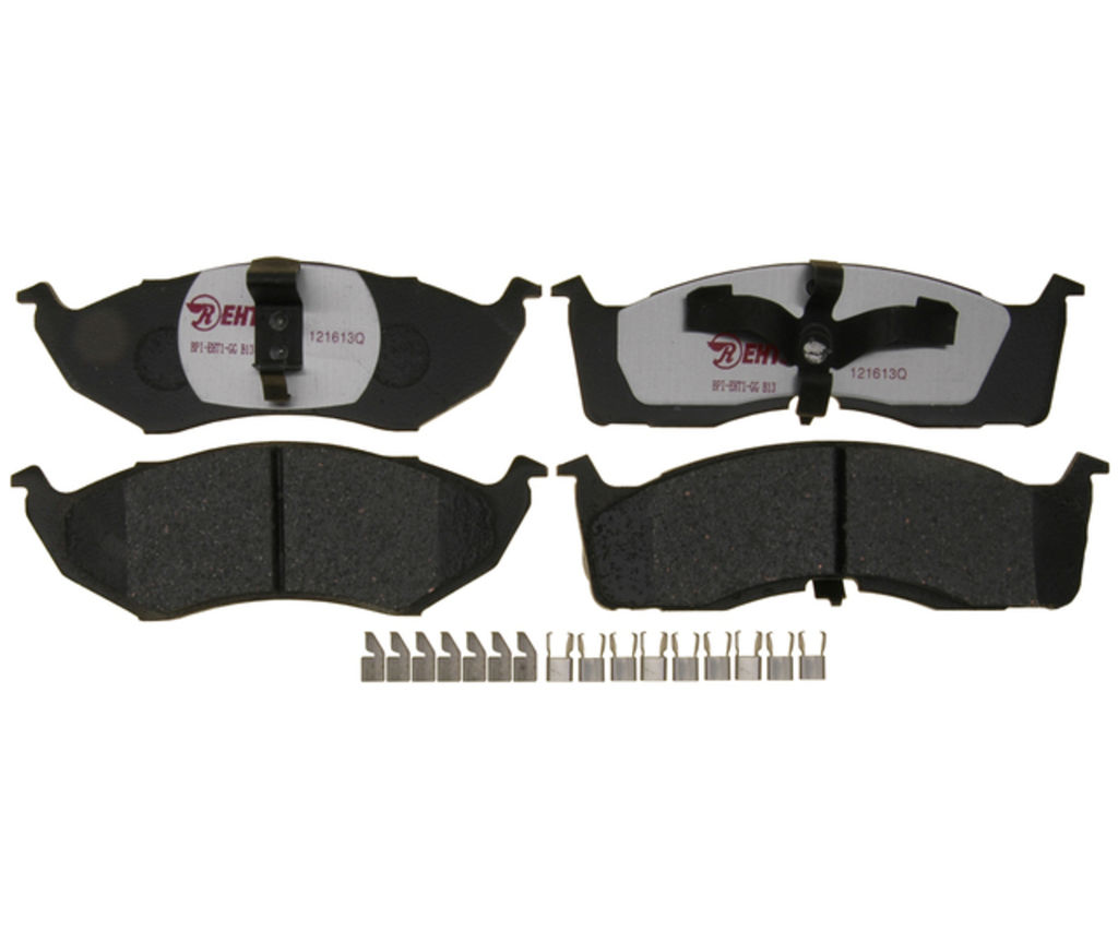 Raybestos EHT730AH - Element3 Enhanced Compound Disc Brake Pads, 2 Wheel Set