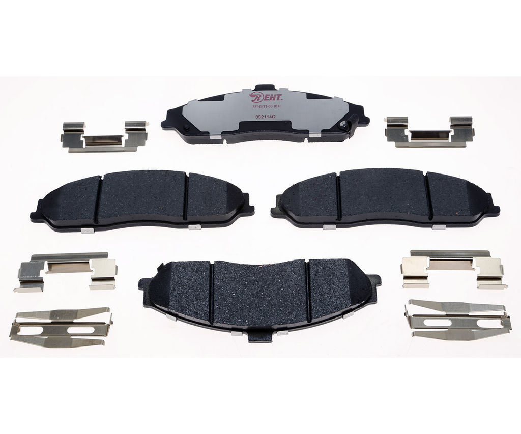 Raybestos EHT731H - Element3 Enhanced Compound Disc Brake Pads, 2 Wheel Set