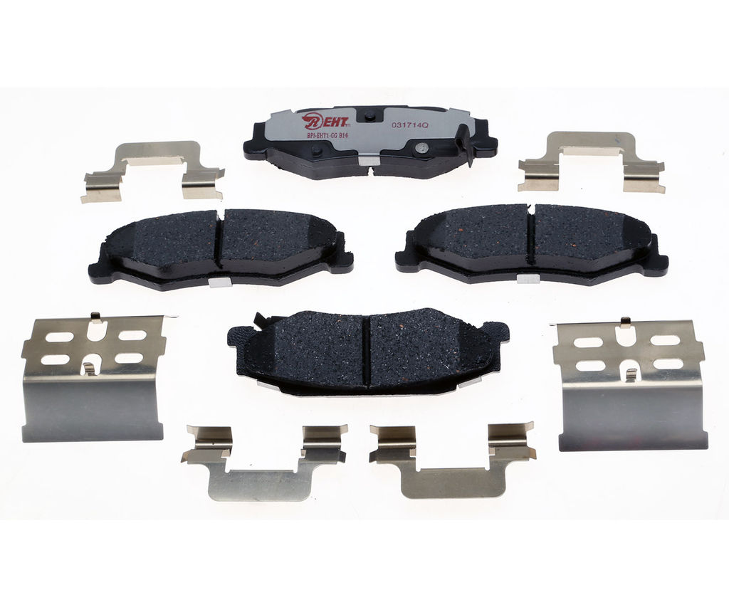 Raybestos EHT732H - Element3 Enhanced Compound Disc Brake Pads, 2 Wheel Set