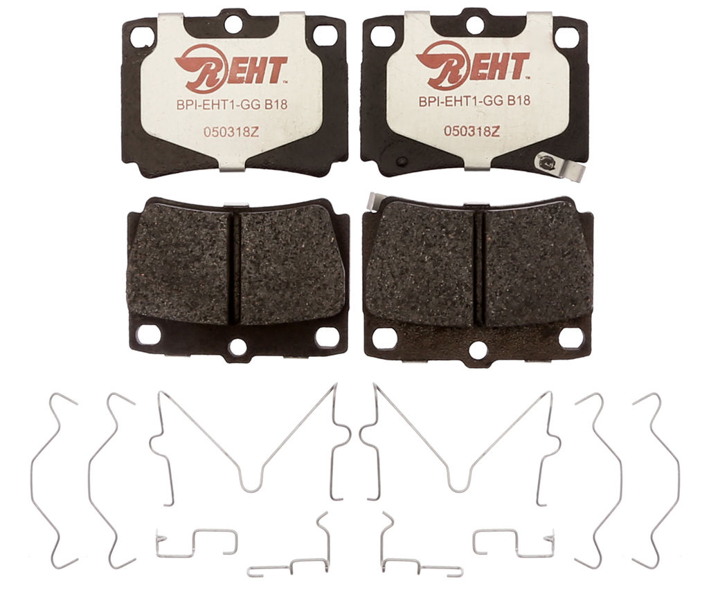 Raybestos EHT733H - Element3 Enhanced Compound Disc Brake Pads, 2 Wheel Set