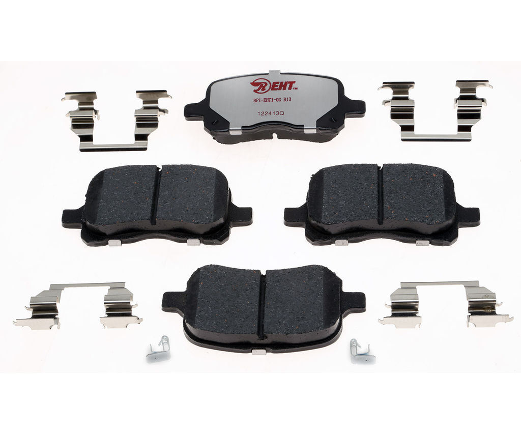Raybestos EHT741H - Element3 Enhanced Compound Disc Brake Pads, 2 Wheel Set