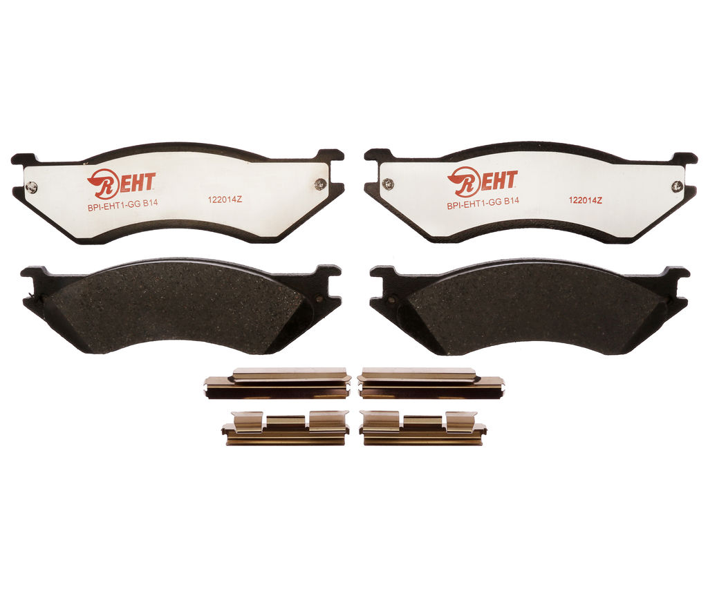 Raybestos EHT758H - Element3 Enhanced Compound Disc Brake Pads, 2 Wheel Set