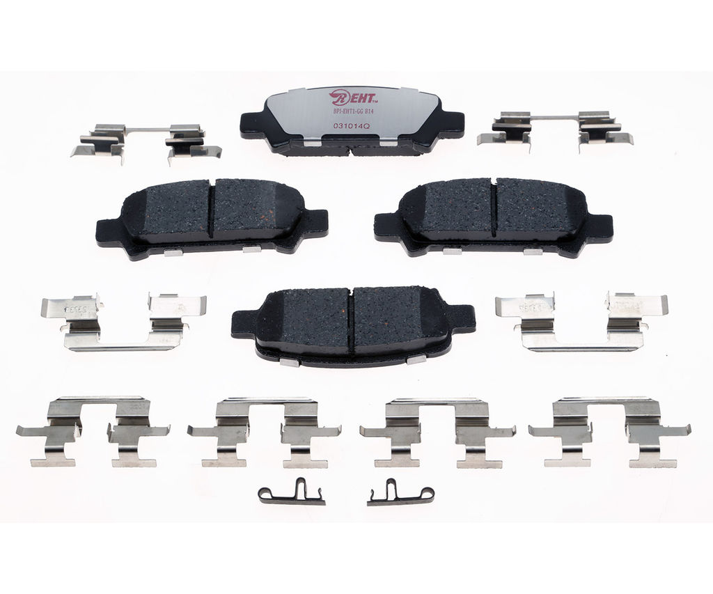 Raybestos EHT770H - Element3 Enhanced Compound Disc Brake Pads, 2 Wheel Set