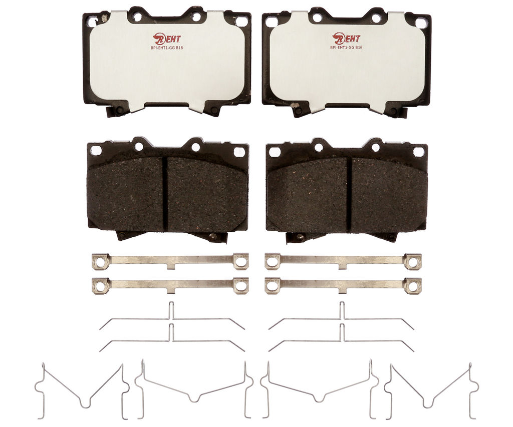 Raybestos EHT772H - Element3 Enhanced Compound Disc Brake Pads, 2 Wheel Set