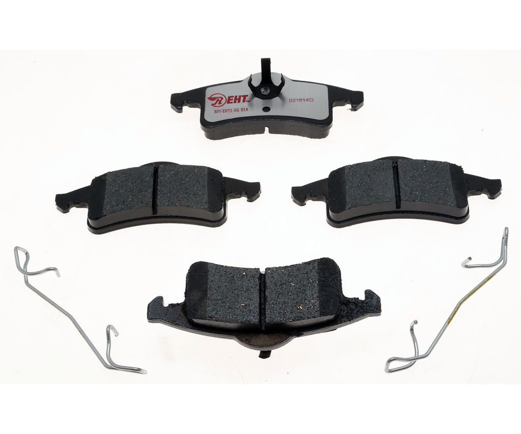 Raybestos EHT791H - Element3 Enhanced Compound Disc Brake Pads, 2 Wheel Set