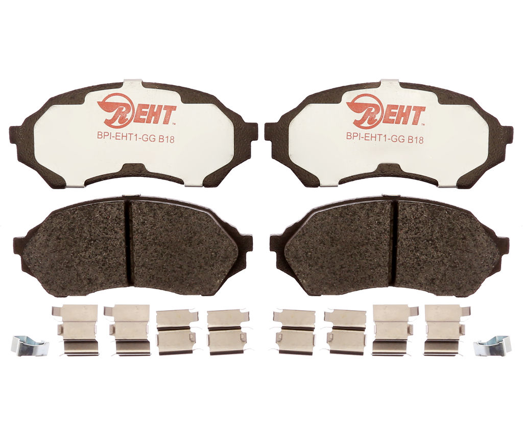 Raybestos EHT798H - Element3 Enhanced Compound Disc Brake Pads, 2 Wheel Set