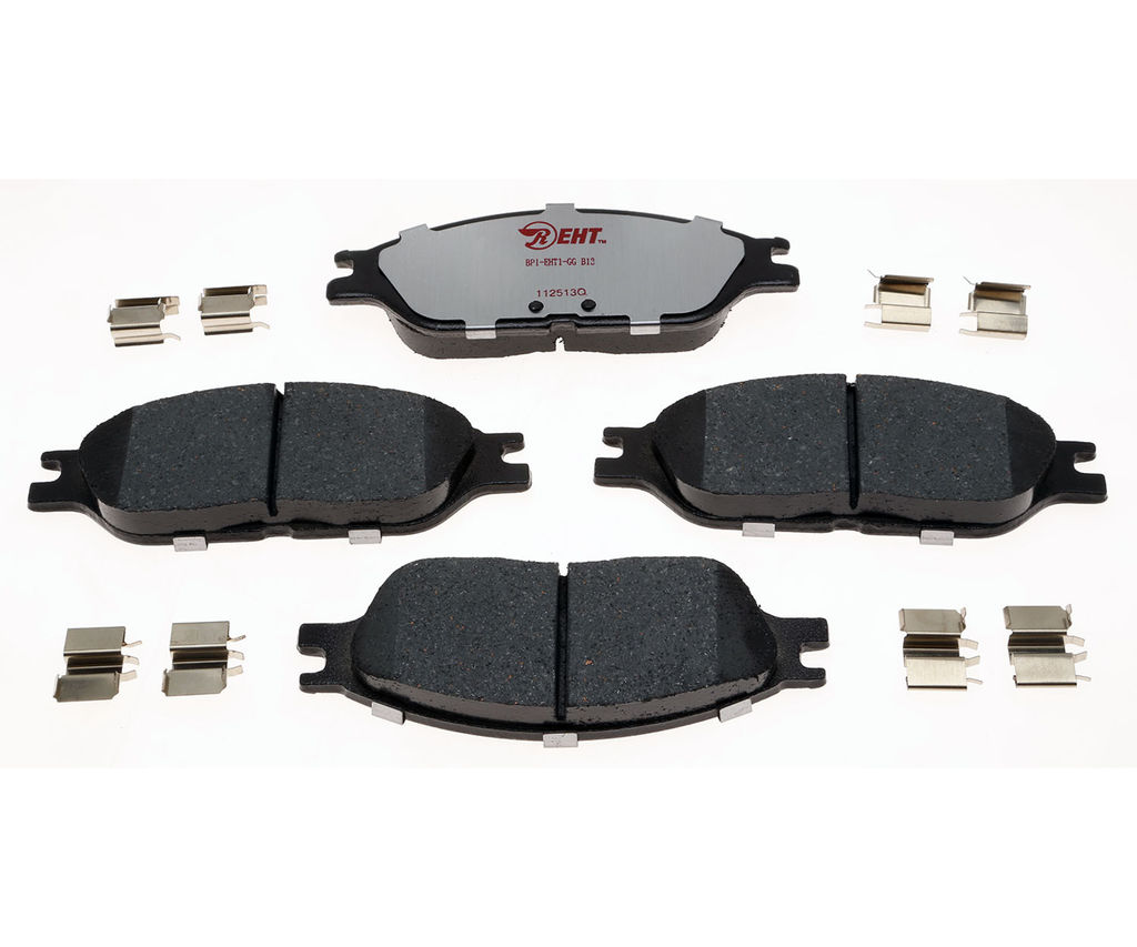 Raybestos EHT803H - Element3 Enhanced Compound Disc Brake Pads, 2 Wheel Set