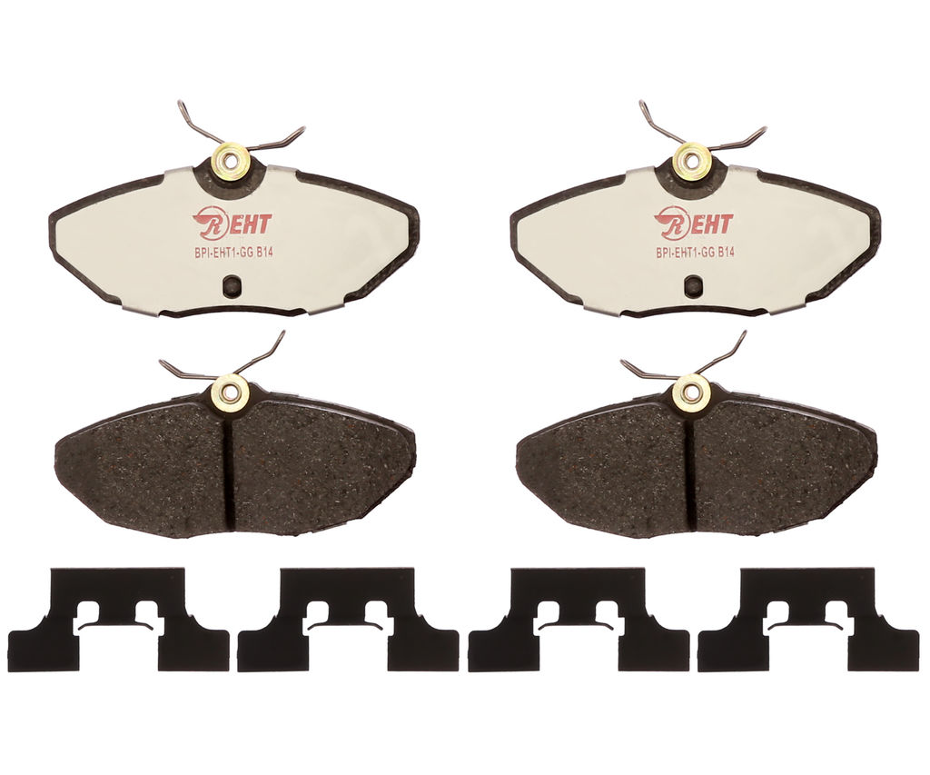Raybestos EHT806H - Element3 Enhanced Compound Disc Brake Pads, 2 Wheel Set