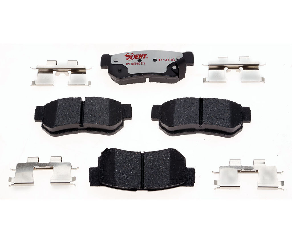 Raybestos EHT813H - Element3 Enhanced Compound Disc Brake Pads, 2 Wheel Set