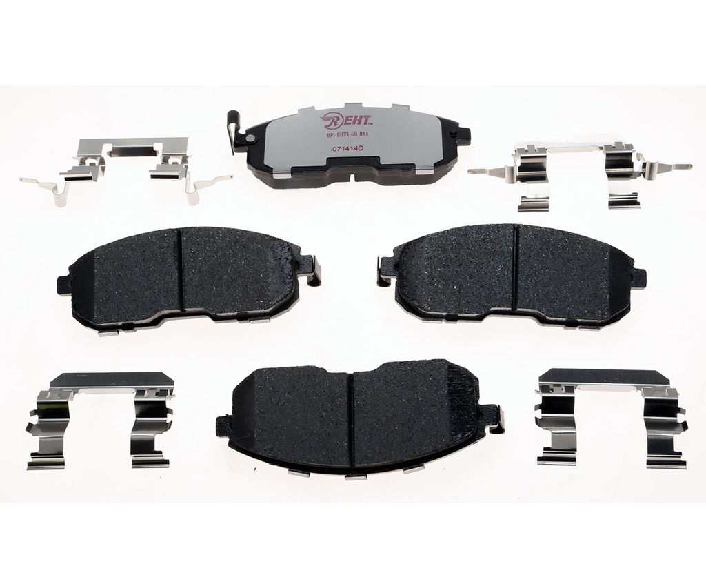 Raybestos EHT815AH - Element3 Enhanced Compound Disc Brake Pads, 2 Wheel Set
