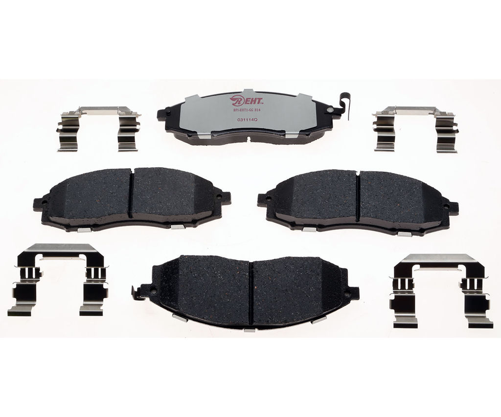 Raybestos EHT830H - Element3 Enhanced Compound Disc Brake Pads, 2 Wheel Set