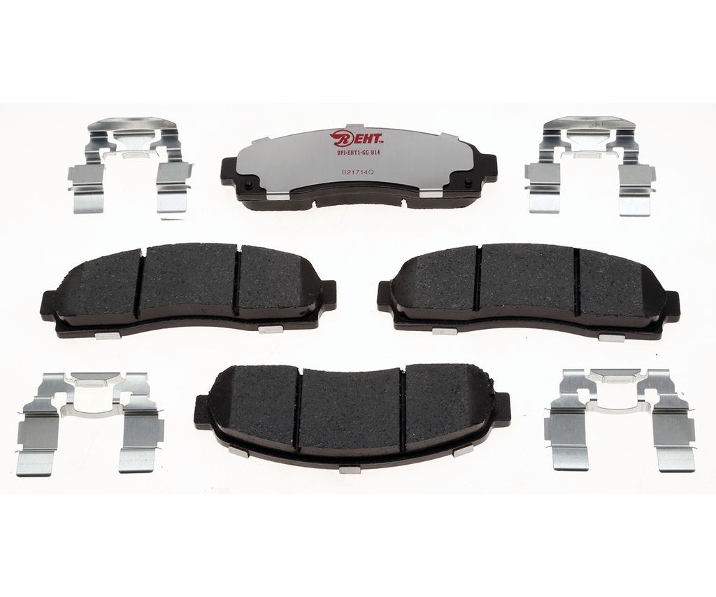 Raybestos EHT833H - Element3 Enhanced Compound Disc Brake Pads, 2 Wheel Set