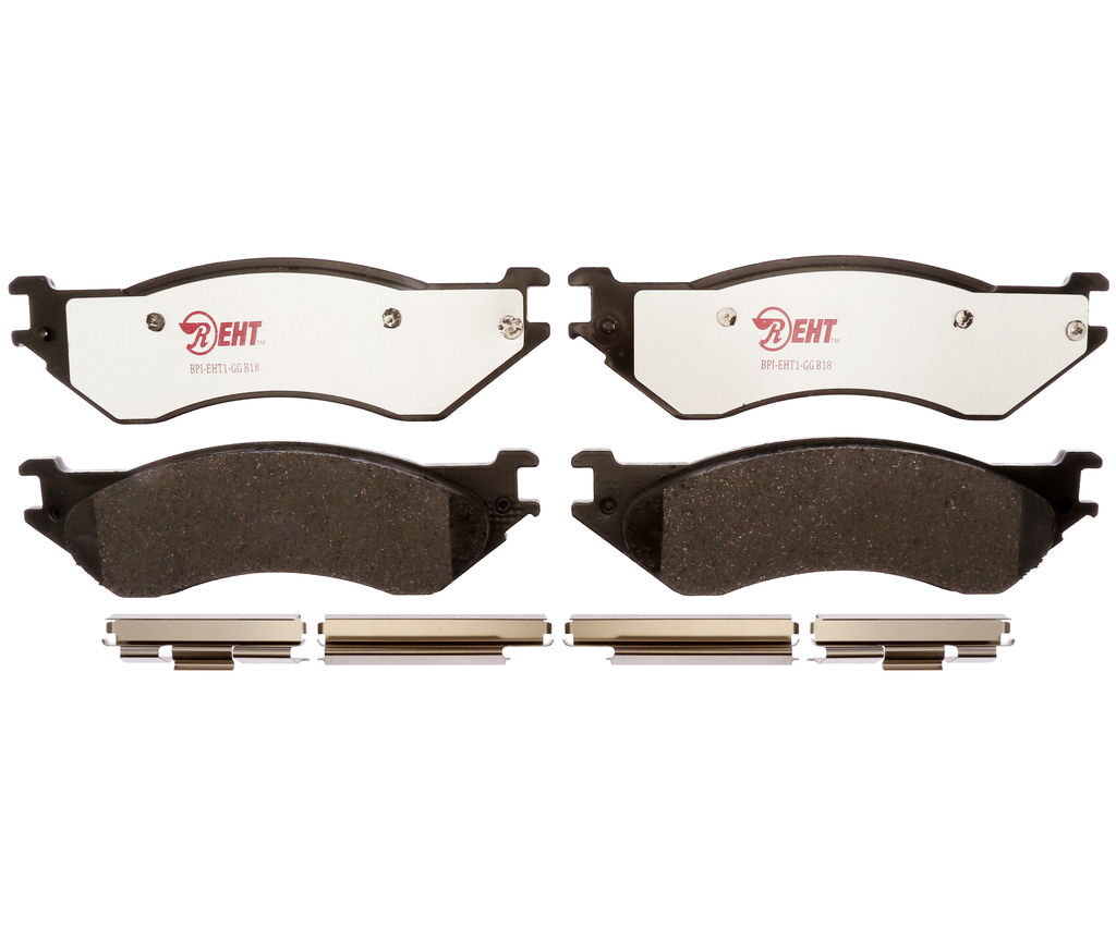 Raybestos EHT842H - Element3 Enhanced Compound Disc Brake Pads, 2 Wheel Set