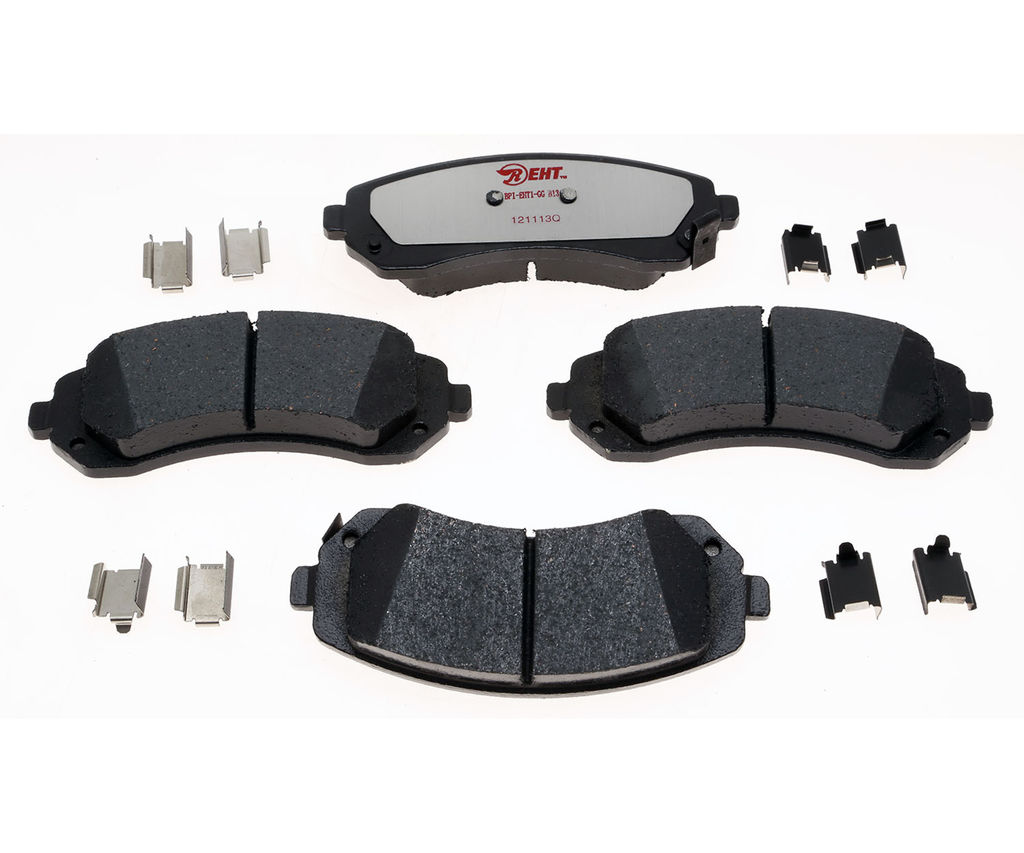 Raybestos EHT844H - Element3 Enhanced Compound Disc Brake Pads, 2 Wheel Set