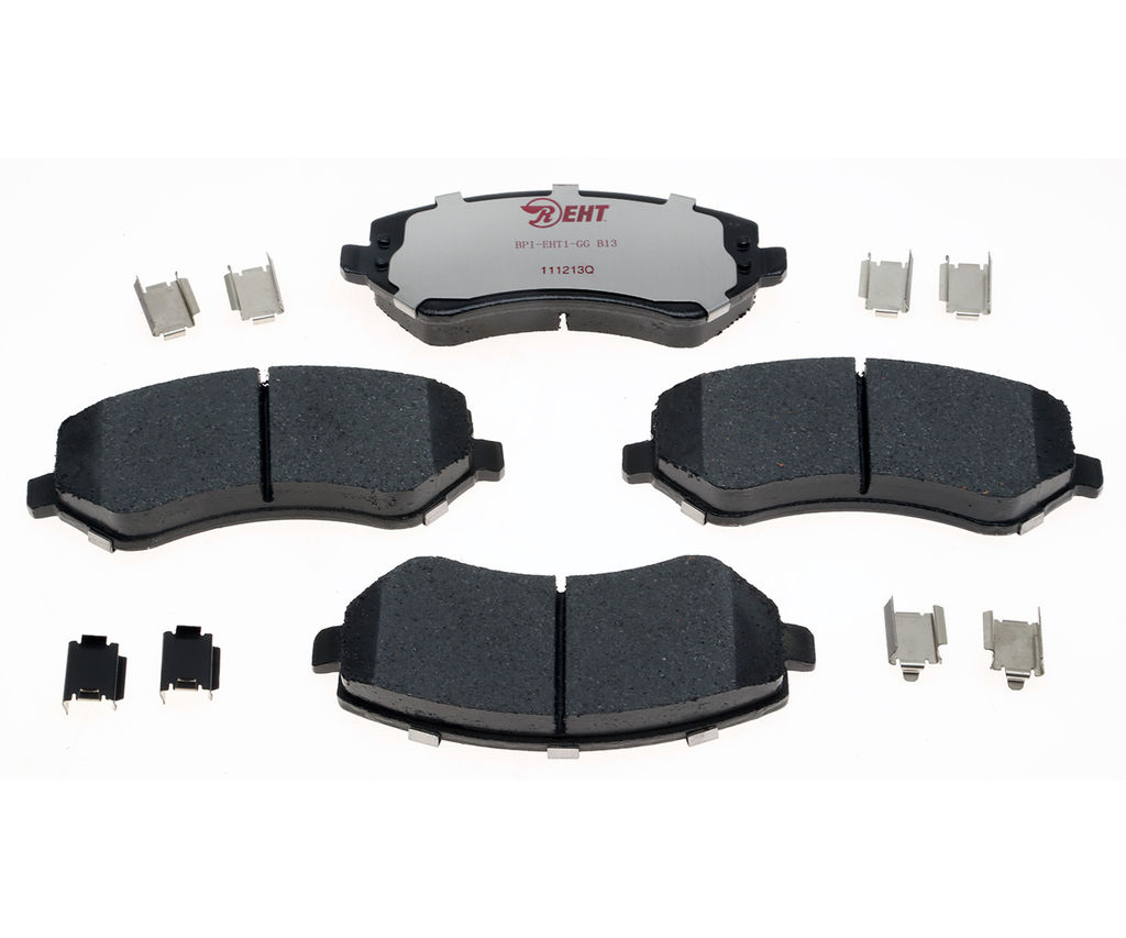 Raybestos EHT856AH - Element3 Enhanced Compound Disc Brake Pads, 2 Wheel Set