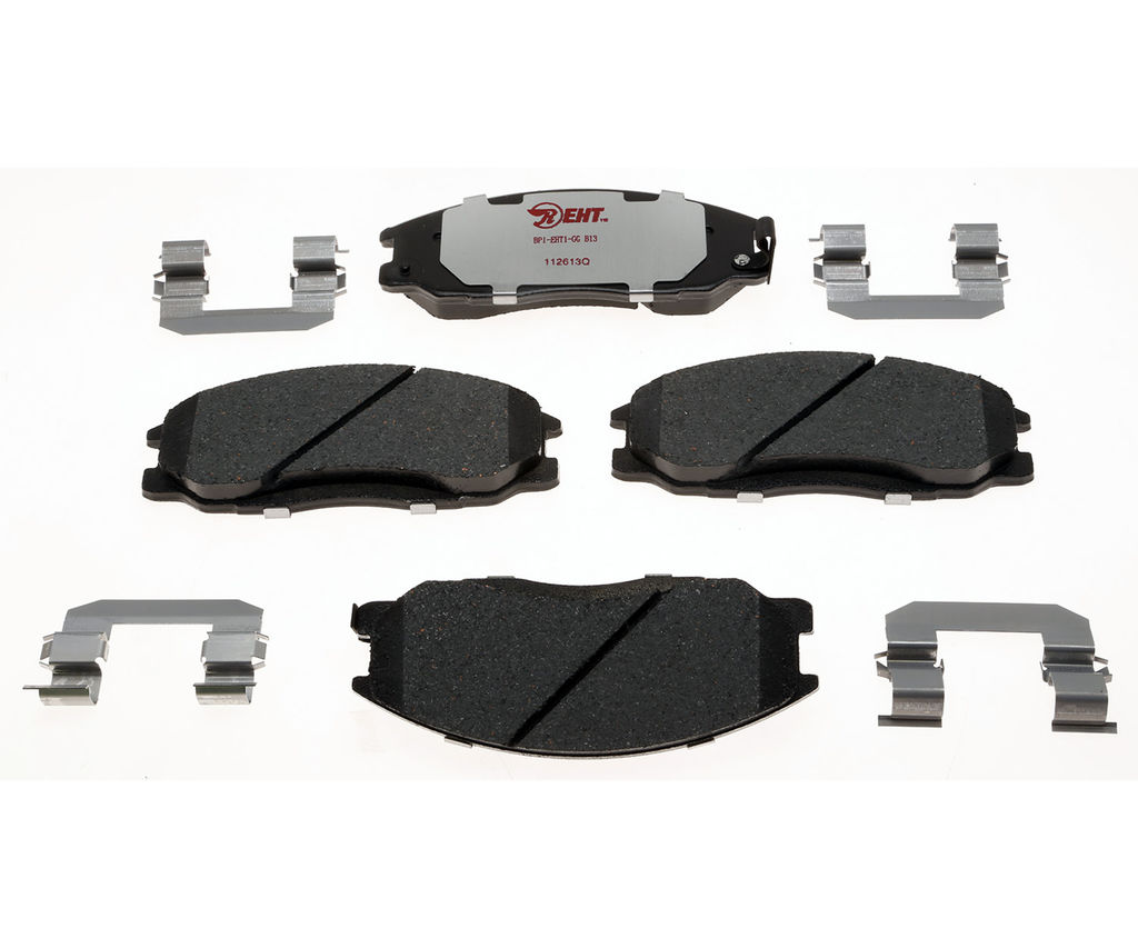 Raybestos EHT864AH - Element3 Enhanced Compound Disc Brake Pads, 2 Wheel Set