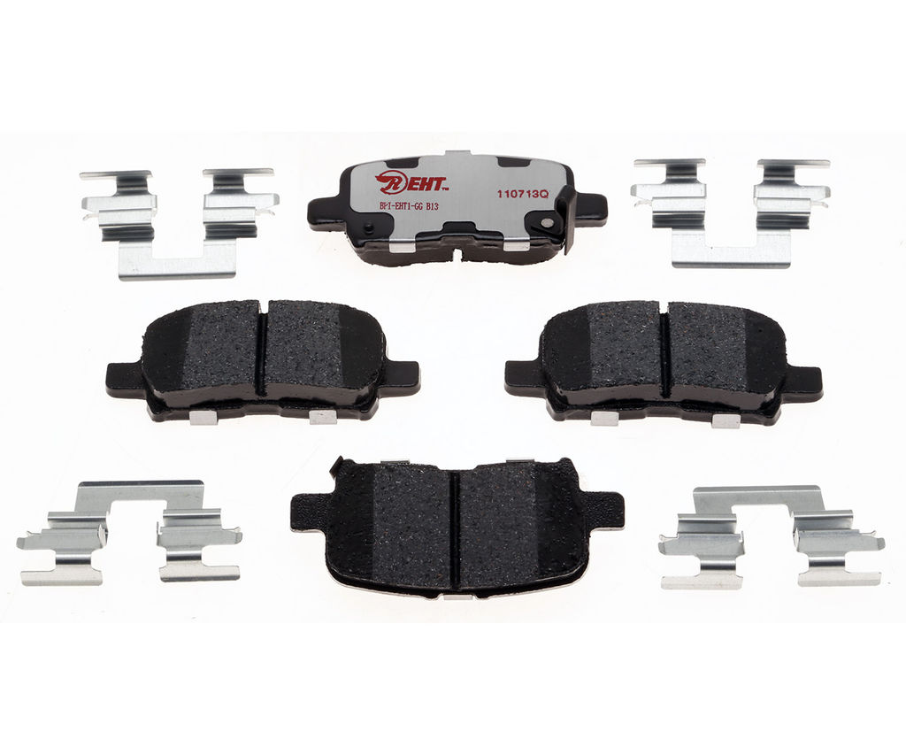 Raybestos EHT865H - Element3 Enhanced Compound Disc Brake Pads, 2 Wheel Set