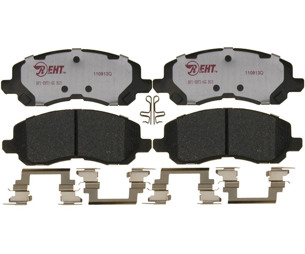 Raybestos EHT866H - Element3 Enhanced Compound Disc Brake Pads, 2 Wheel Set