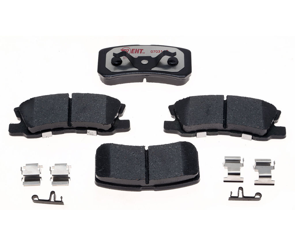 Raybestos EHT868H - Element3 Enhanced Compound Disc Brake Pads, 2 Wheel Set