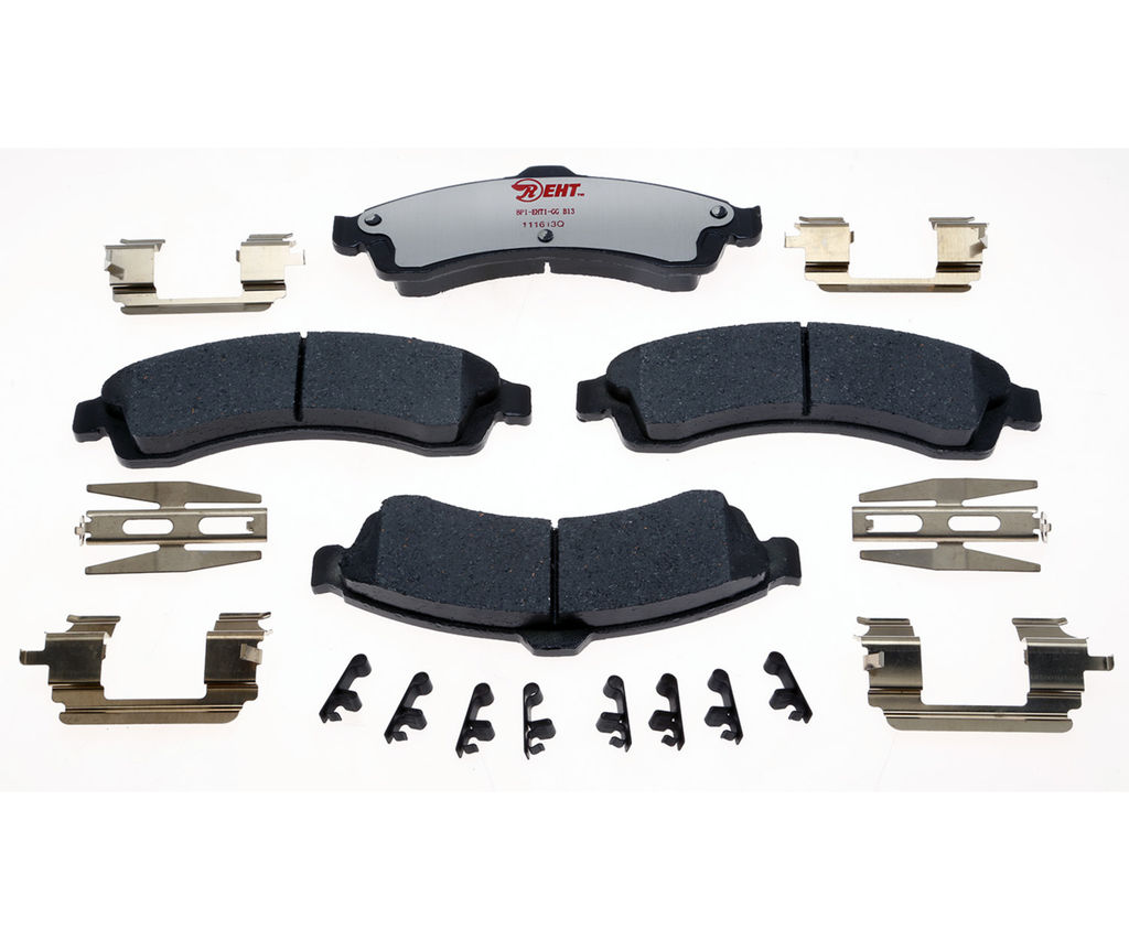 Raybestos EHT882H - Element3 Enhanced Compound Disc Brake Pads, 2 Wheel Set